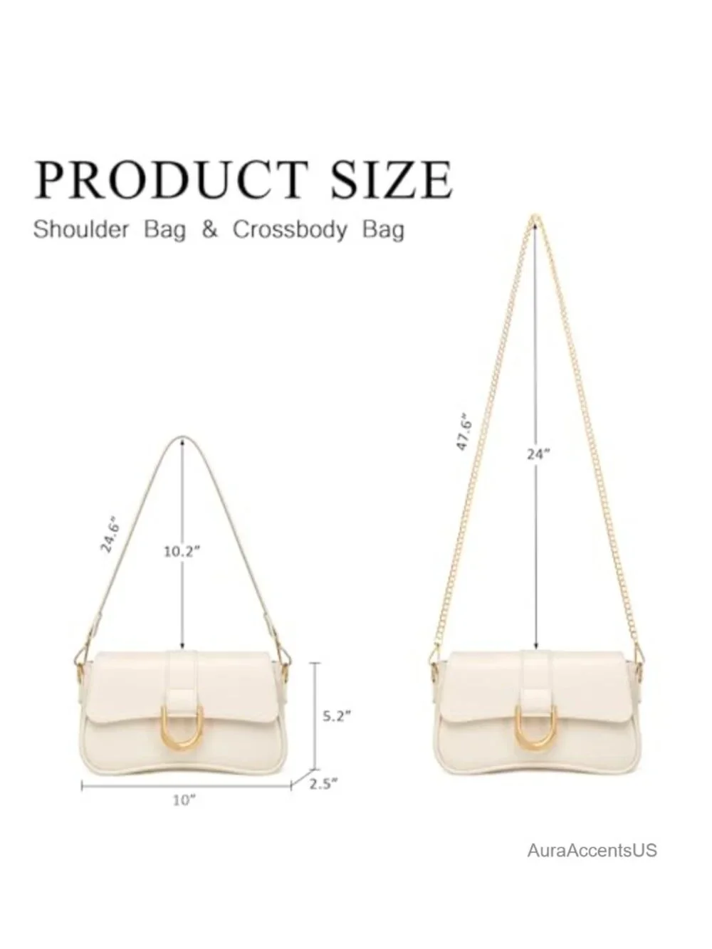 Small Shoulder Bag Hobo Purse Faux Leather Retro Underarm Clutch